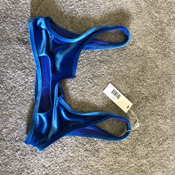 velvet bikini top FRANKIES BIKINIS new with tags - Picture 2 of 3